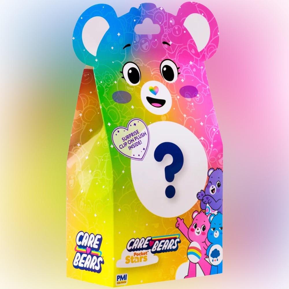 Care Bears Plush Keychain Blind Box, Surprise Clip-On